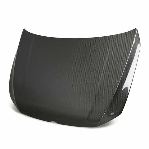 Seibon 22-23 Volkswagen Golf GTI/R OEM Style Carbon Fiber Hood - HD22VWG8-OE