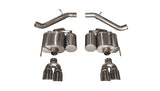 Corsa 2016-2019 Cadillac ATS-V 3.6T 4in Polished Sport Axle-Back Exhaust - 14478