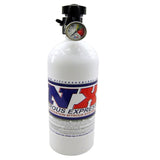 Nitrous Express 15lb Bottle w/Lightning 500 Valve (6.89 Dia x 26.69 Tall) w/Gauge - 11151