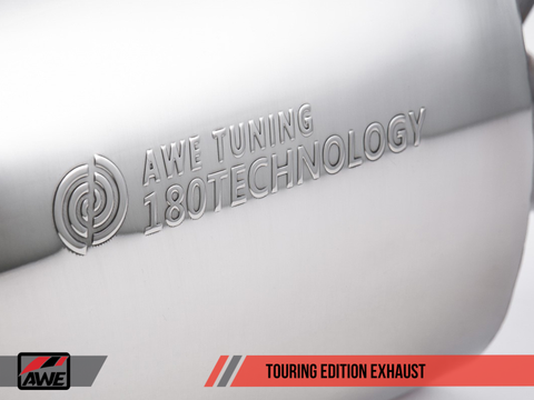 AWE Tuning BMW F22 M235i / M240i Touring Edition Axle-Back Exhaust - Chrome Silver Tips (90mm) - 3010-32028