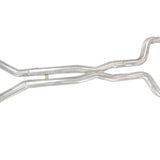 Kooks 10-15 Chevy Camaro SS/ZL1/1LE 3in Cat Back w/ 4in Slash Cut Black Tips - 22504280