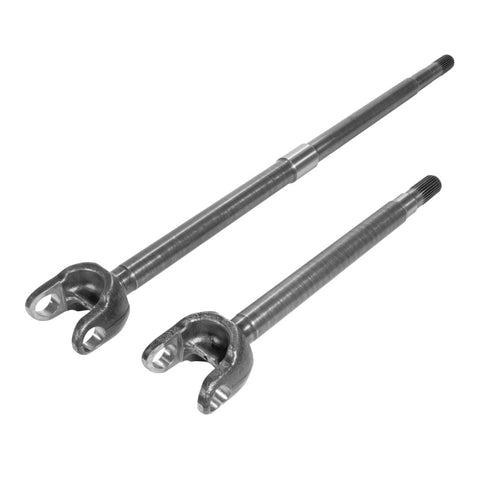 Yukon Gear Front 4340 Chromoly Axle Kit For Jeep JL Dana 30 27 Spline FAD Del. w/1350 (7166) Joints - YA W24174