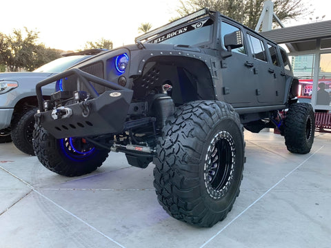 Oracle 7in High Powered LED Headlights - Black Bezel - ColorSHIFT No Controller - 5769-334