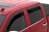 AVS 15-18 Chevy Silverado 2500 Crew Cab Ventvisor Outside Mount Window Deflectors 4pc - Smoke - 94536