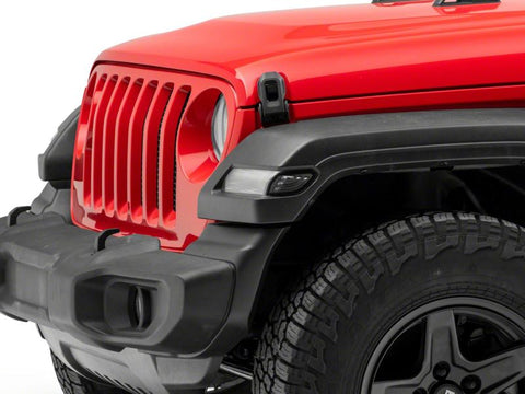 Raxiom 18-23 Jeep Wrangler JL Axial Series LED Side Marker Lights- Smoked - J170484