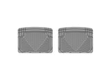 WeatherTech 93 Mercedes-Benz 300CE Rear Rubber Mats - Grey - W20GR