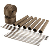 DEI Exhaust Wrap Kit - Header Wrap - Jeep JK - 2007-2011 - Titanium - 10136