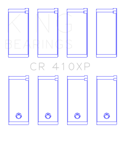 King Ford Lotus 1.5L / 1.6L OHV (Size STD) Performance Rod Bearing Set - CR410XP