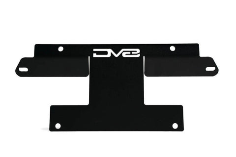 DV8 Offroad 21-22 Ford Bronco Factory Front Bumper Licence Relocation Bracket - Front - LPBR-01