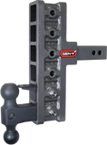 Gen-Y Mega Duty 2in Shank 7.5in Offset Drop 10K Hitch w/GH-031 Dual-Ball/GH-032 Pintle Lock - GH-426