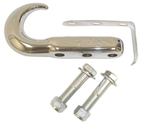 Rugged Ridge Front Tow Hook Chrome 42-06 Jeep CJ / Jeep Wrangler - 11303.03