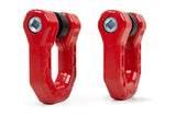 DV8 Offroad Elite Series D-Ring Shackles - Pair (Red) - UNSK-01RD
