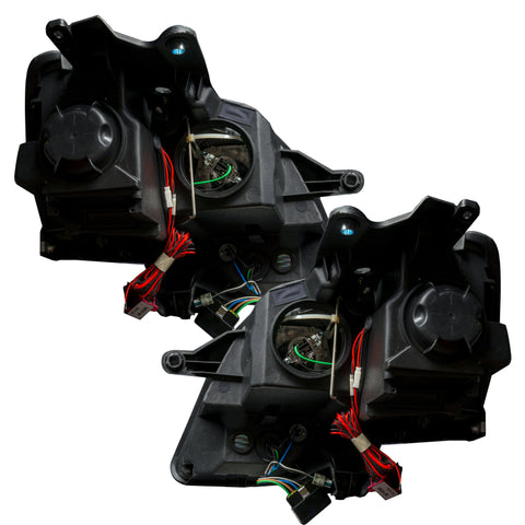Oracle Lighting 08-12 GMC Acadia Non-HID Pre-Assembled LED Halo Headlights -Red - 7732-003