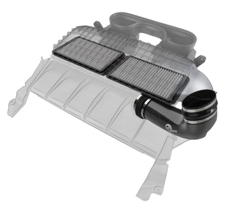 aFe Super Stock Carbon Fiber Pro Dry S Induction System 2021 RAM 1500 TRX V8-6.2L SC - 55-10014DC