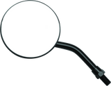 BikeMaster 3in Adjustable Round Mirror 10mm - Each - Black - 600803