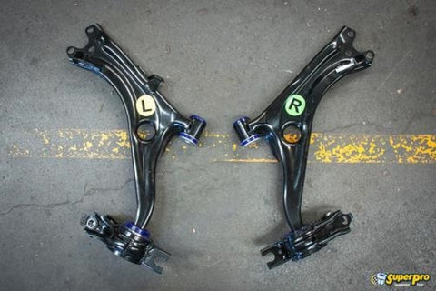 SuperPro 2016 Honda Civic EX Front Lower Control Arm Set w/ Bushings - TRC1030