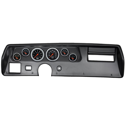 Autometer Sport-Comp 70-72 Chevelle SS/El Camino Dash Kit 6pc Tach / MPH / Fuel / Oil / WTMP / Volt - 7025-SC