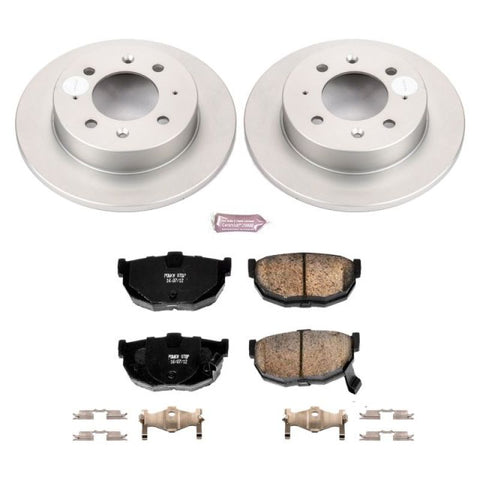 Power Stop 04-09 Kia Spectra Rear Z17 Evolution Geomet Coated Brake Kit - CRK5905