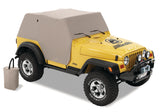 Bestop 92-95 Jeep Wrangler YJ All Weather Trail Cover (Charcoal / Gray) - 81036-09