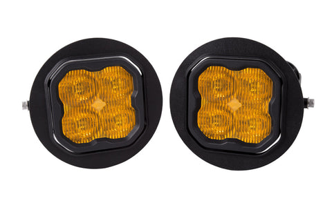 Diode Dynamics SS3 LED Pod Max Type FT Kit - Yellow SAE Fog - DD6693