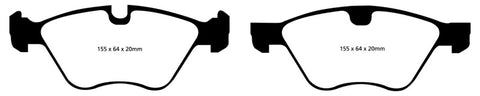 EBC 09+ BMW Z4 3.0 (E89) Redstuff Front Brake Pads - DP31493C