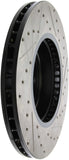 StopTech 2011-2013 BMW 535i / 2012-2016 BMW 640i Slotted & Drilled Front Right Brake Rotor - 127.34124R