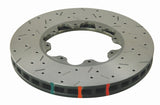DBA 2009+ AC MK VI 6.2/6.2 Supercharged Drilled & Slotted 5000 Series XS Rotor - DBA52650.1XS