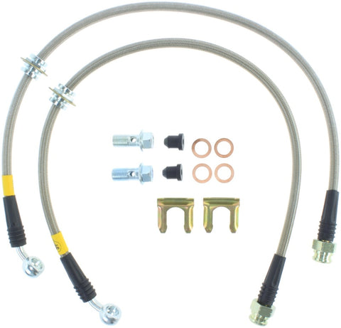 StopTech 93-01 Impreza Stainless Steel Rear Brake Lines - 950.47503