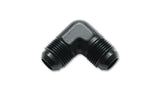 Vibrant -4AN 90deg Flare Union Fitting - Aluminum - 10551