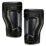 Oracle Lighting 17-22 Ford F-250/350 (Black Series) Flush Mount LED Tail Lights - 5896-504-T