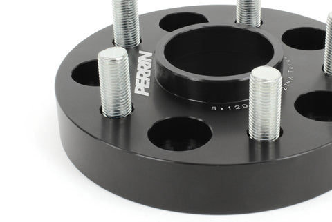 PERRIN 17-18 Honda Civic Type R 64.1mm Hub 5x120 27mm Wheel Spacers (One Pair) - PHP-WHL-027BK