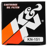 K&N Aprilia / MZ / BMW / MUZ 2.219in OD x 2.063in H Oil Filter - KN-151