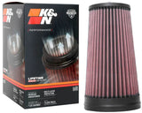 K&N Universal Unique Air Filter 2-3/4in FLG x 4-21/32in Base x 3-1/2in Top x 8-1/4in Height - RU-5291