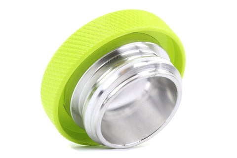 PERRIN 02-21 Subaru WRX / 2022 BRZ & GR86 / 04-21 STI / 00-18 Forester XT Oil Fill Cap - Neon Yellow - PSP-ENG-711NY