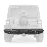 Go Rhino 18-20 Jeep Wrangler JL/JLU Trailline Rear Straight Bumper - 272115T