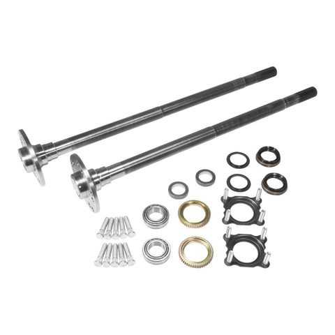 Yukon Gear Chromoly Rear Axle Kit Dana 44 Jeep Rubicon JL Narrow Track 30 Spline w/ e-Locker - YA WAK-004