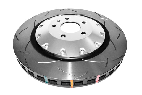 DBA 07-11 Audi S6 Front 5000 Series Slotted Rotor w/ Silver Hat - 52778SLVS