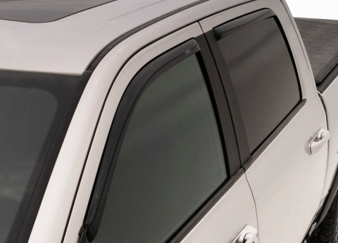 AVS 20-21 Chevy Silverado 2500/3500 Ventvisor In-Channel Front & Rear Window Deflectors 4pc - Smoke - 194641