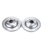 Power Stop 04-10 BMW X3 Rear Evolution Drilled & Slotted Rotors - Pair - EBR689XPR