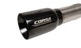Corsa 07-18 Jeep Wrangler JKU 3.6L/3.8L 2.75in Sport Cat-Back Exhaust w/ 4in American Flag BlacTips - 21122BLKUSA