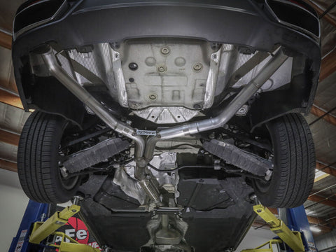aFe 20-21 Audi A4 L4-2.0L (t) MACH Force-Xp 3in to 2-1/2in 304 SS Axle-Back Exhaust System - 49-36445