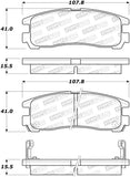 StopTech Street Brake Pads - 308.03831