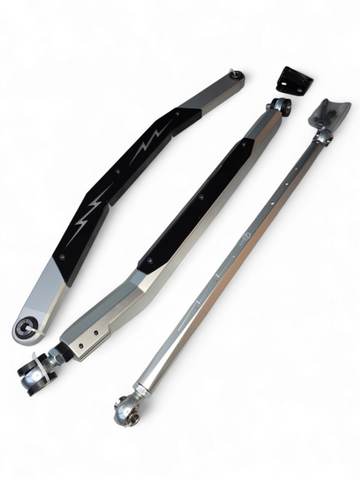 Elektric Offroad 2024+ Can Am Maverick R Volt Billet Radius Rods Anodized Clear - AMFBM0001-C