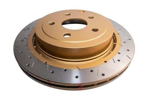 DBA 09 Pontiac G8 V8 6.0L Rear Drilled & Slotted 4000 Series Rotor - DBA42029XS