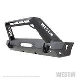 Westin 07-18 Jeep Wrangler JK WJ2 Stubby Front Bumper w/LED Lt Bar Mnt - Tex. Blk - 59-80025