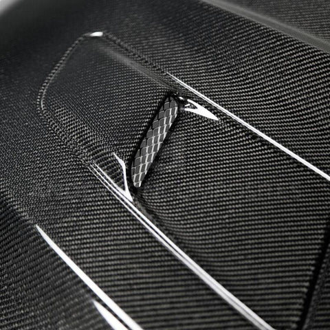 Anderson Composites 2015-2017 Ford Mustang Double Sided Carbon Fiber Type-OE Style Hood - AC-HD15FDMUGT-OE-DS