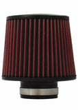 Injen High Performance Air Filter - 2.50 Black Filter 6 Base / 5 Tall / 5 Top - X-1012-BR