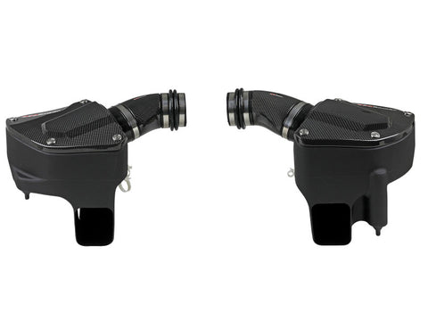 aFe Black Series Stage-2 Carbon Fiber Cold Air Intake System w/ Pro DRY S Media - 18-19 BMW M5 (F90) - 58-10005D