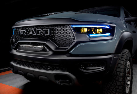 Oracle 19-21 RAM 1500 RGB Headlight Demon Eye Kit - LED Projector - w/o Controller - 1456-334