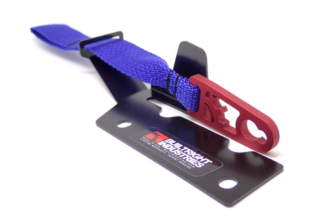 BuiltRight Industries 09-20 Ford F-150/Raptor (09-14 SuperCrew Only) Rear Seat Release - Blue Strap - 100114